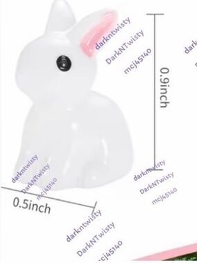 Bundles Only, GREAT ADD ON, NWOT Set of 10 mini resin bunnies.